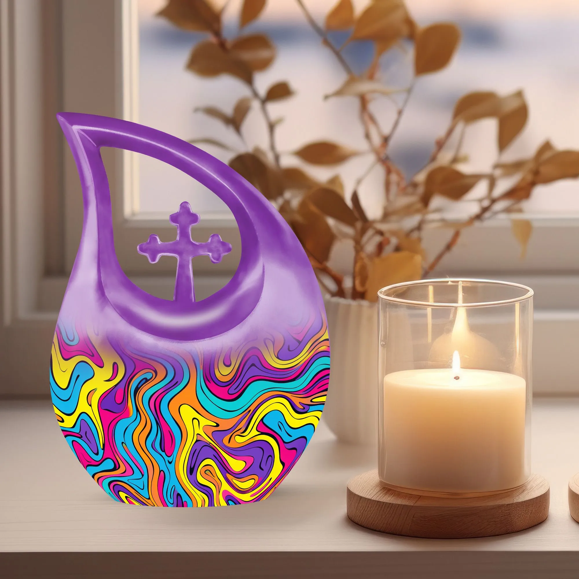 Pattern Urn : Economical Cremation Reminder for Departed