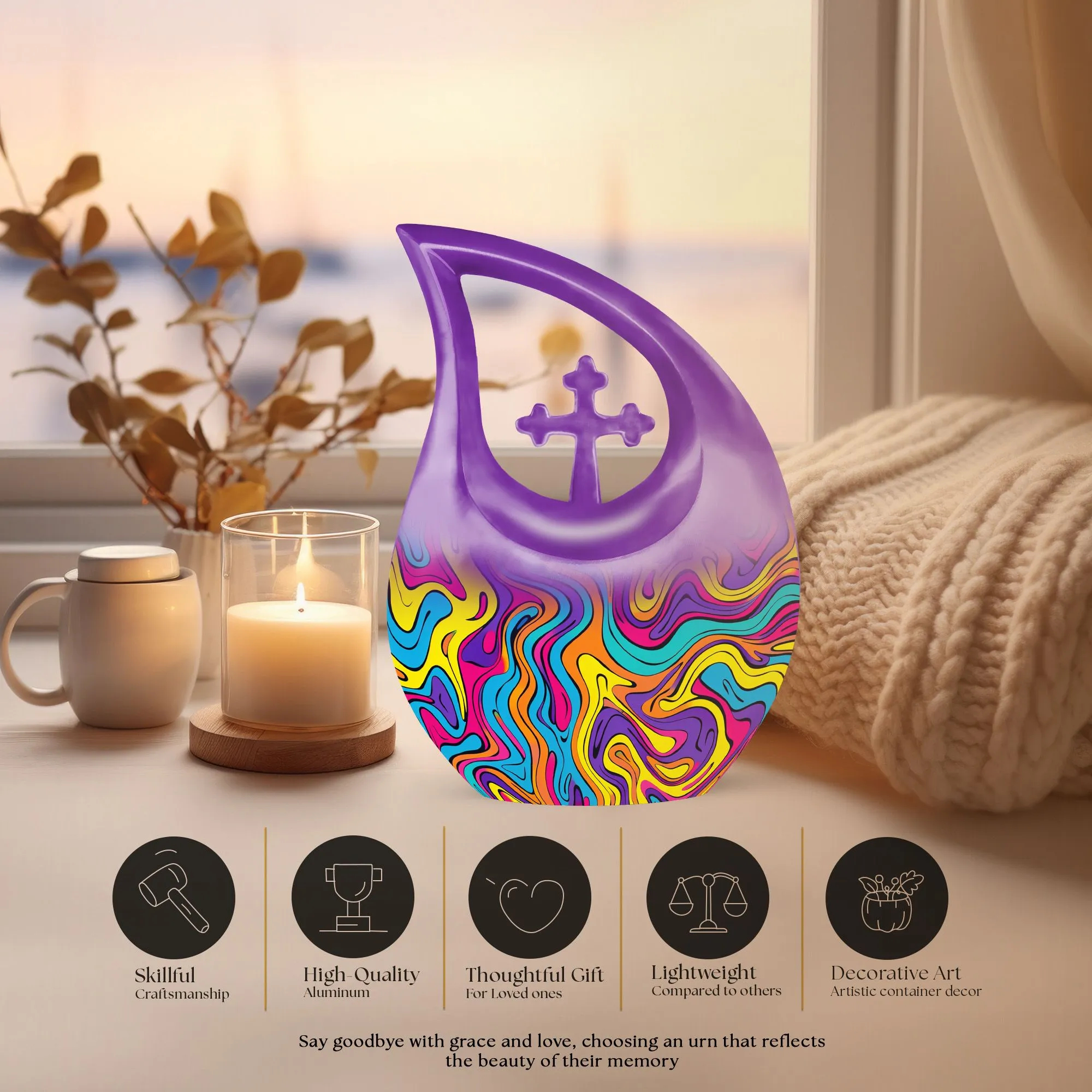 Pattern Urn : Economical Cremation Reminder for Departed
