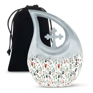 Paws Urn:  Memorial Cremation Urn For Ashes