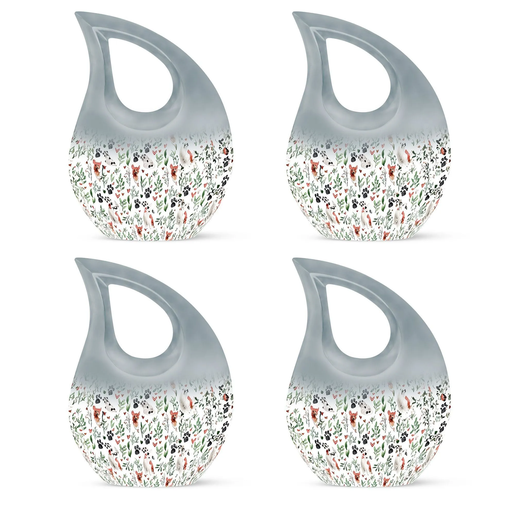 Paws Urn:  Memorial Cremation Urn For Ashes