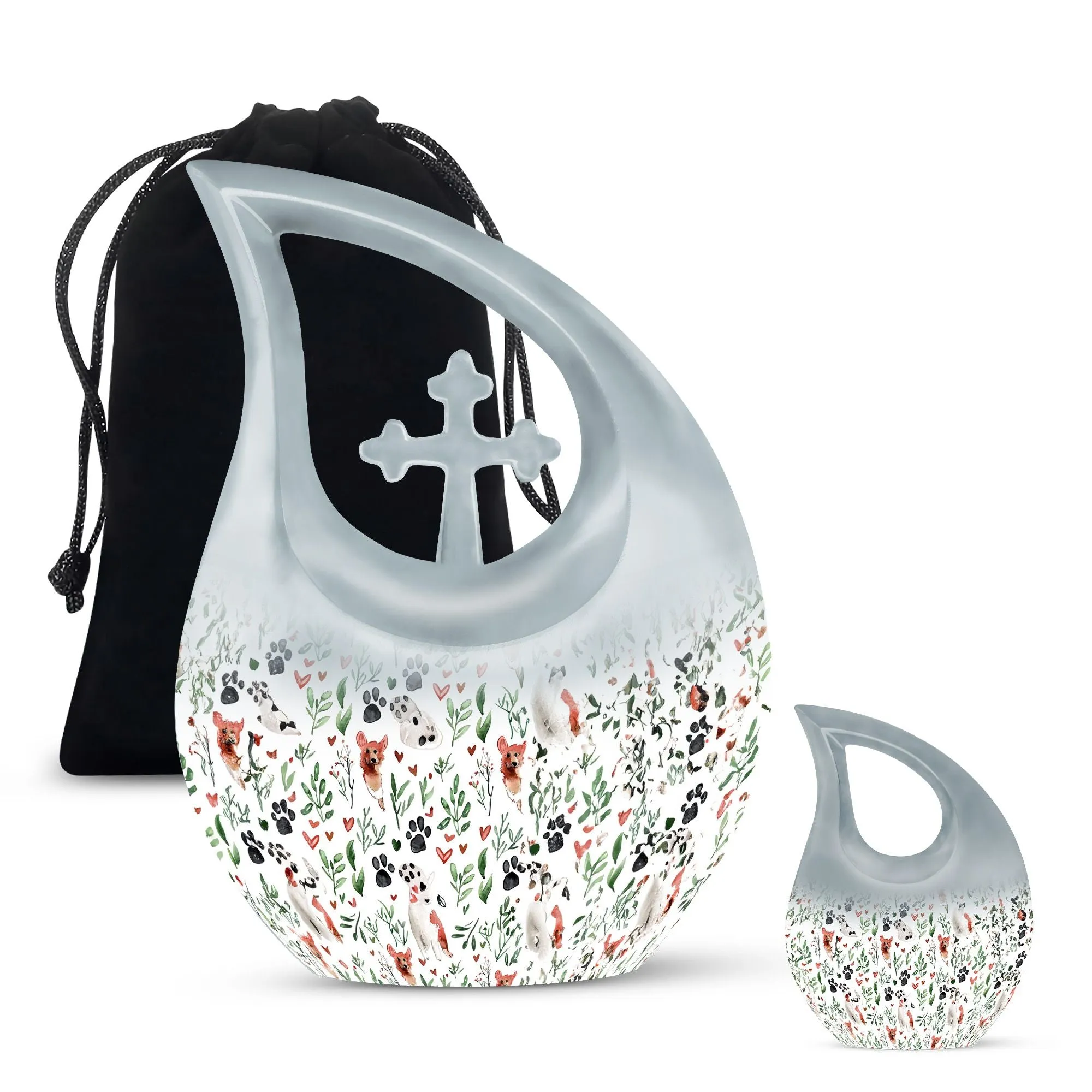 Paws Urn:  Memorial Cremation Urn For Ashes