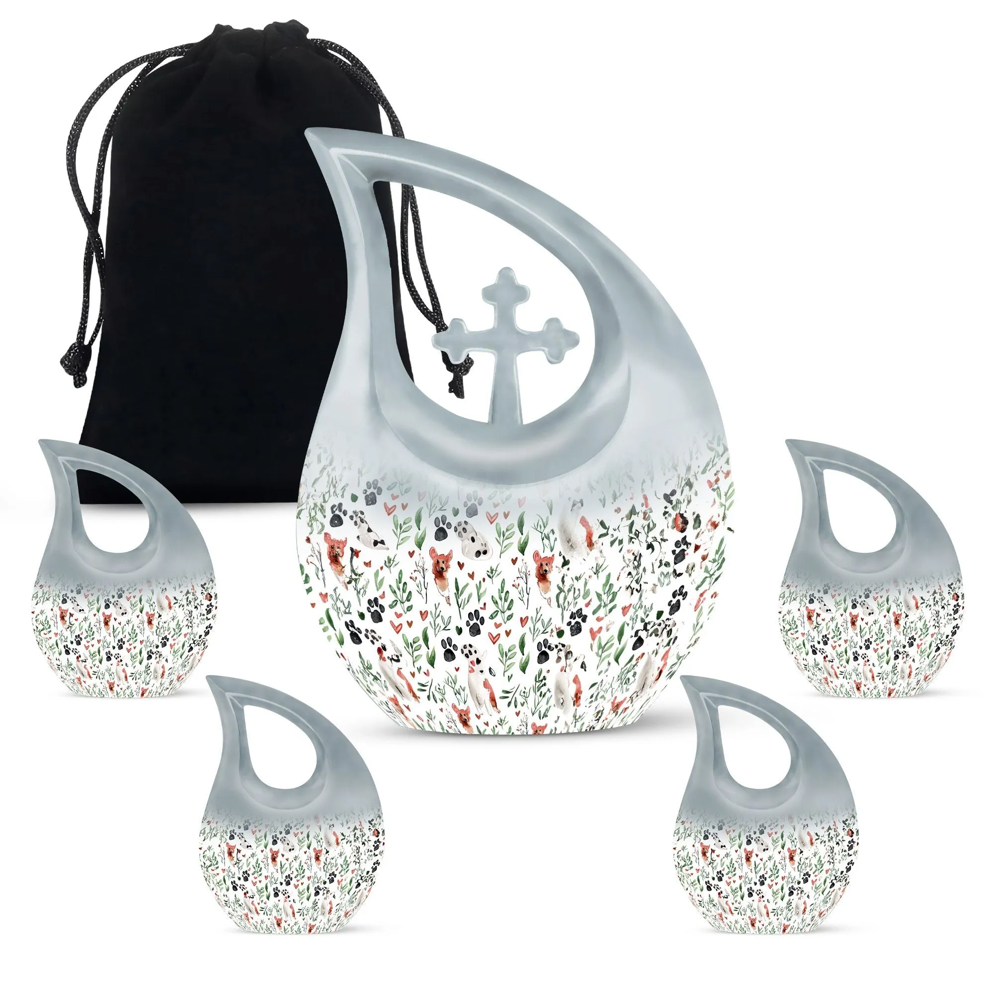 Paws Urn:  Memorial Cremation Urn For Ashes