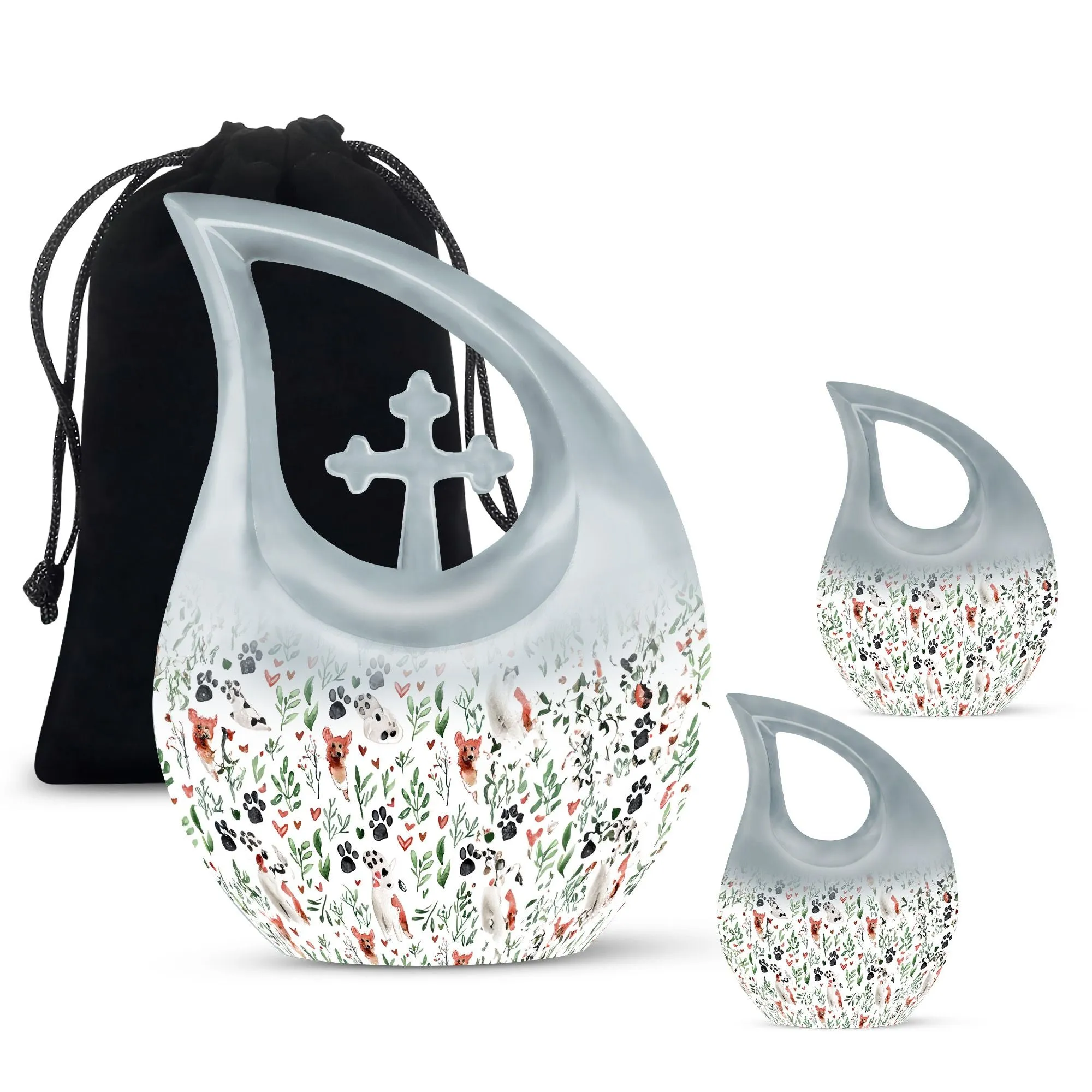 Paws Urn:  Memorial Cremation Urn For Ashes