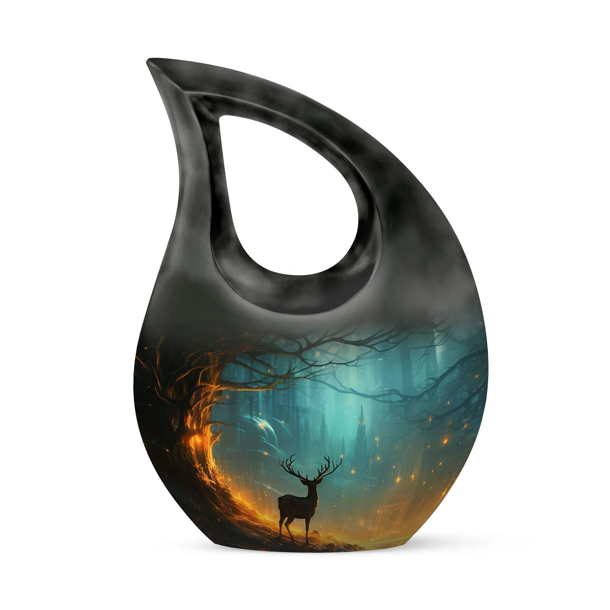 Peaceful Deer Urn - Symbol of Remembrance and Serenity