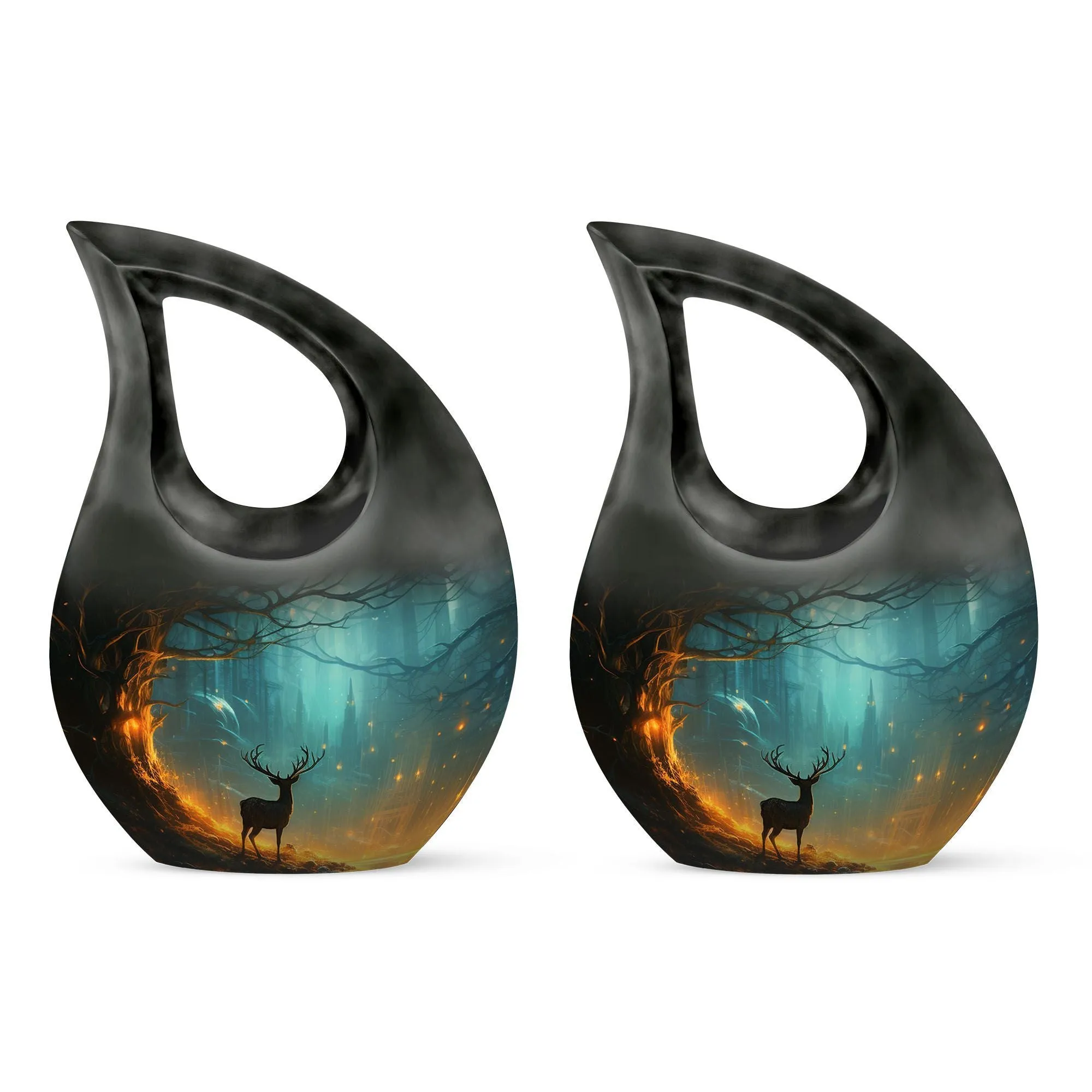 Peaceful Deer Urn - Symbol of Remembrance and Serenity