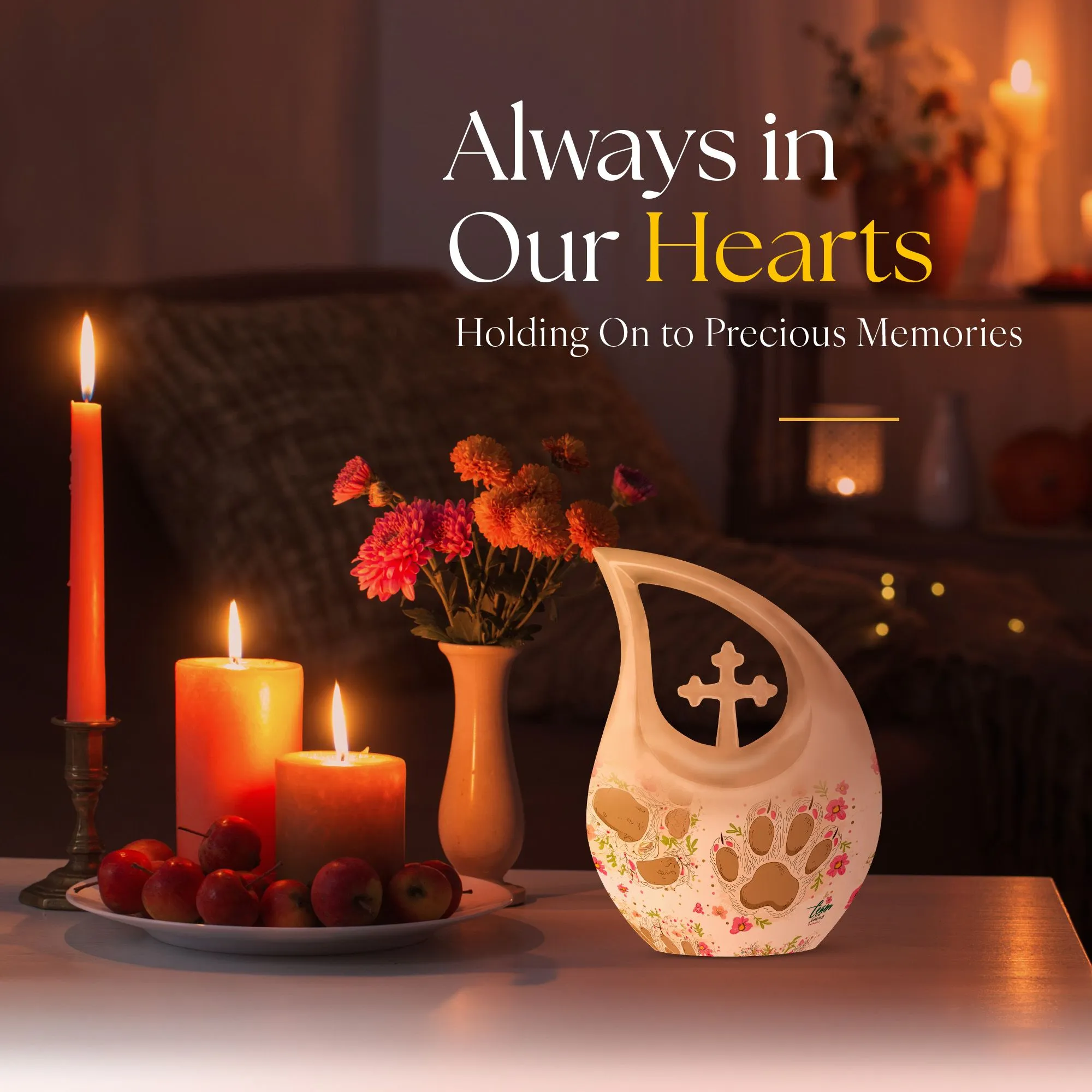 Pet Urn -  Container For Cremated Adult Human Ashes