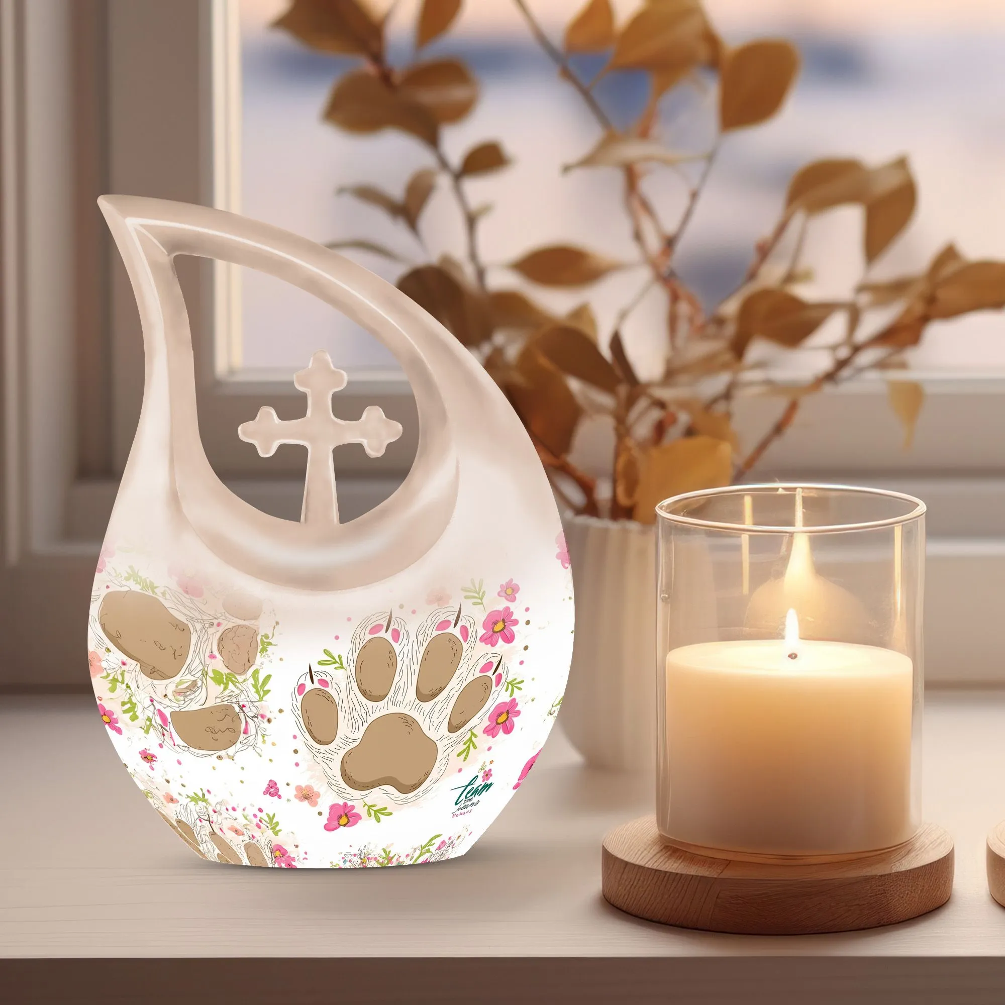 Pet Urn -  Container For Cremated Adult Human Ashes