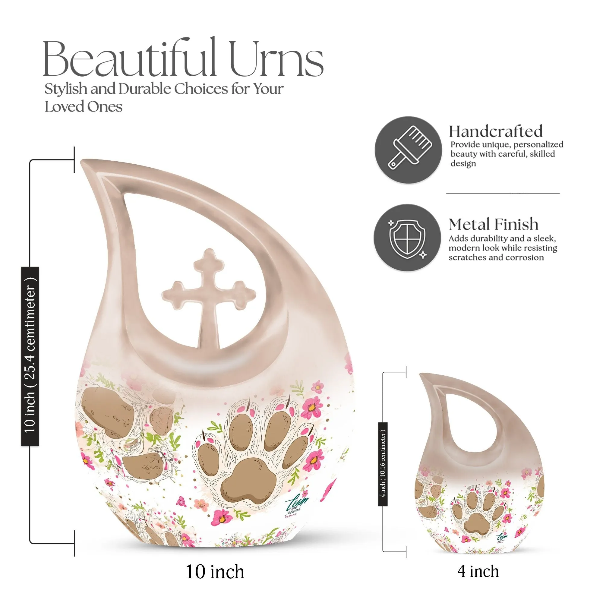Pet Urn -  Container For Cremated Adult Human Ashes