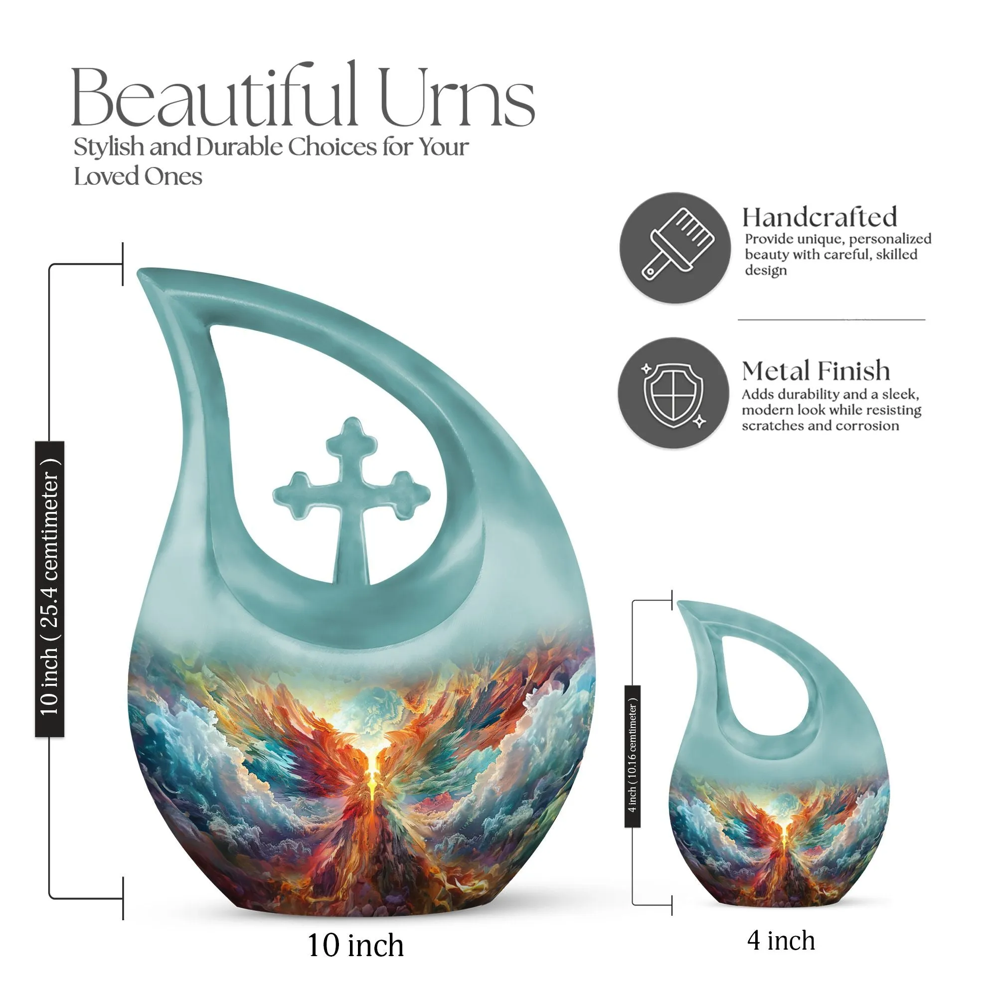 Phoenix Nebula Awakening Memorial Urn to Honor the Departed