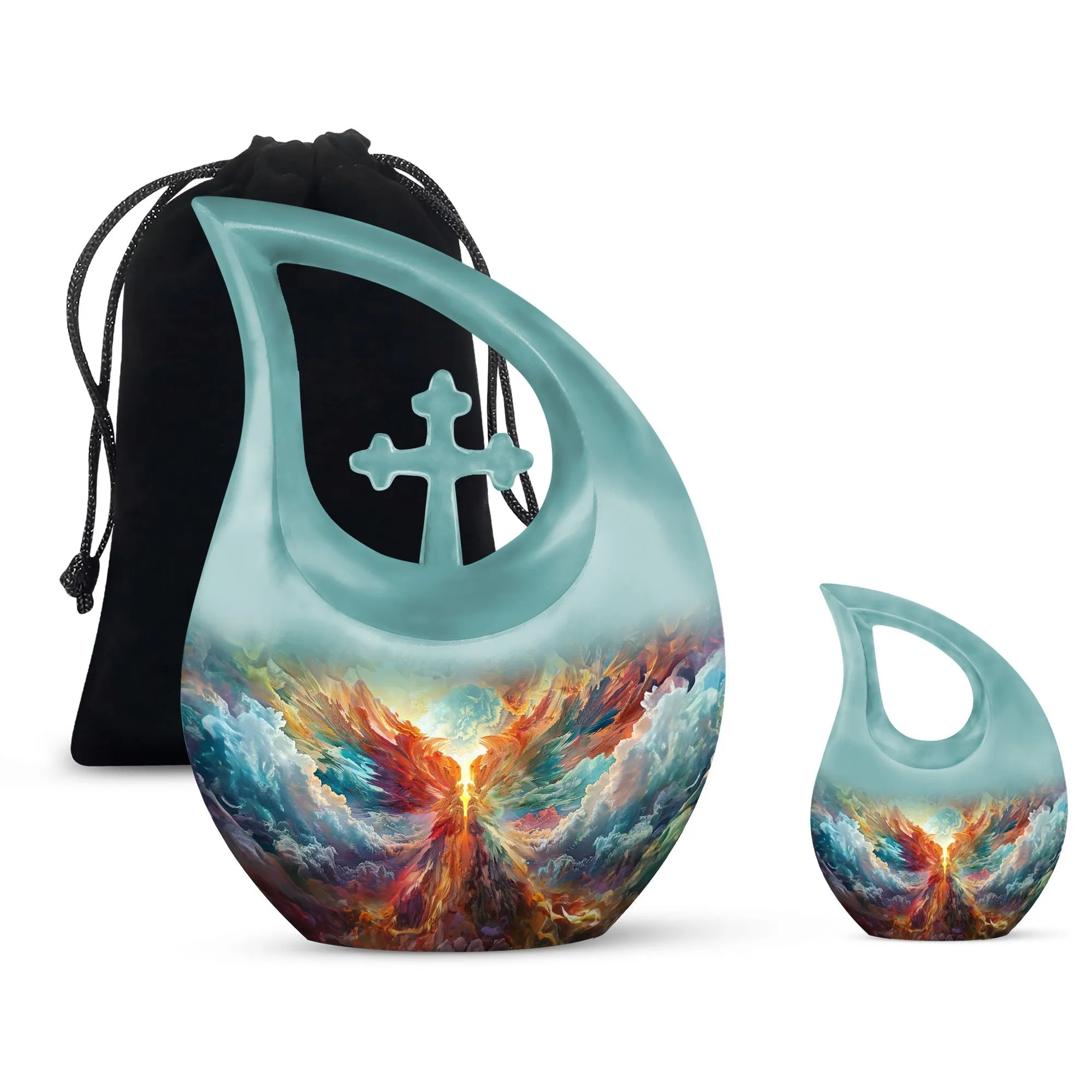 Phoenix Nebula Awakening Memorial Urn to Honor the Departed