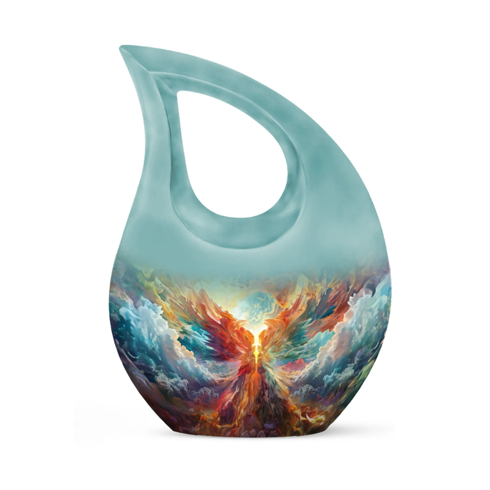 Phoenix Nebula Awakening Memorial Urn to Honor the Departed
