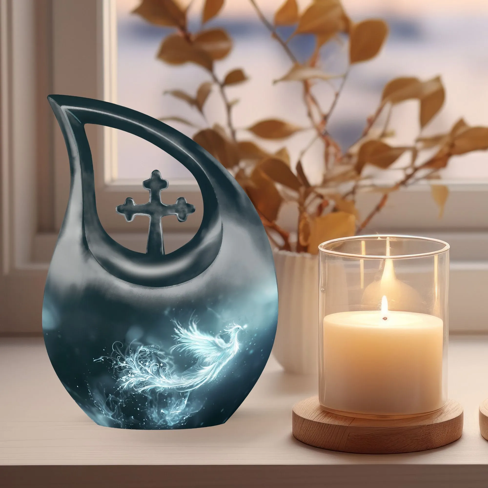 Phoenix Urn - Personalized Commemoration with Custom Urn