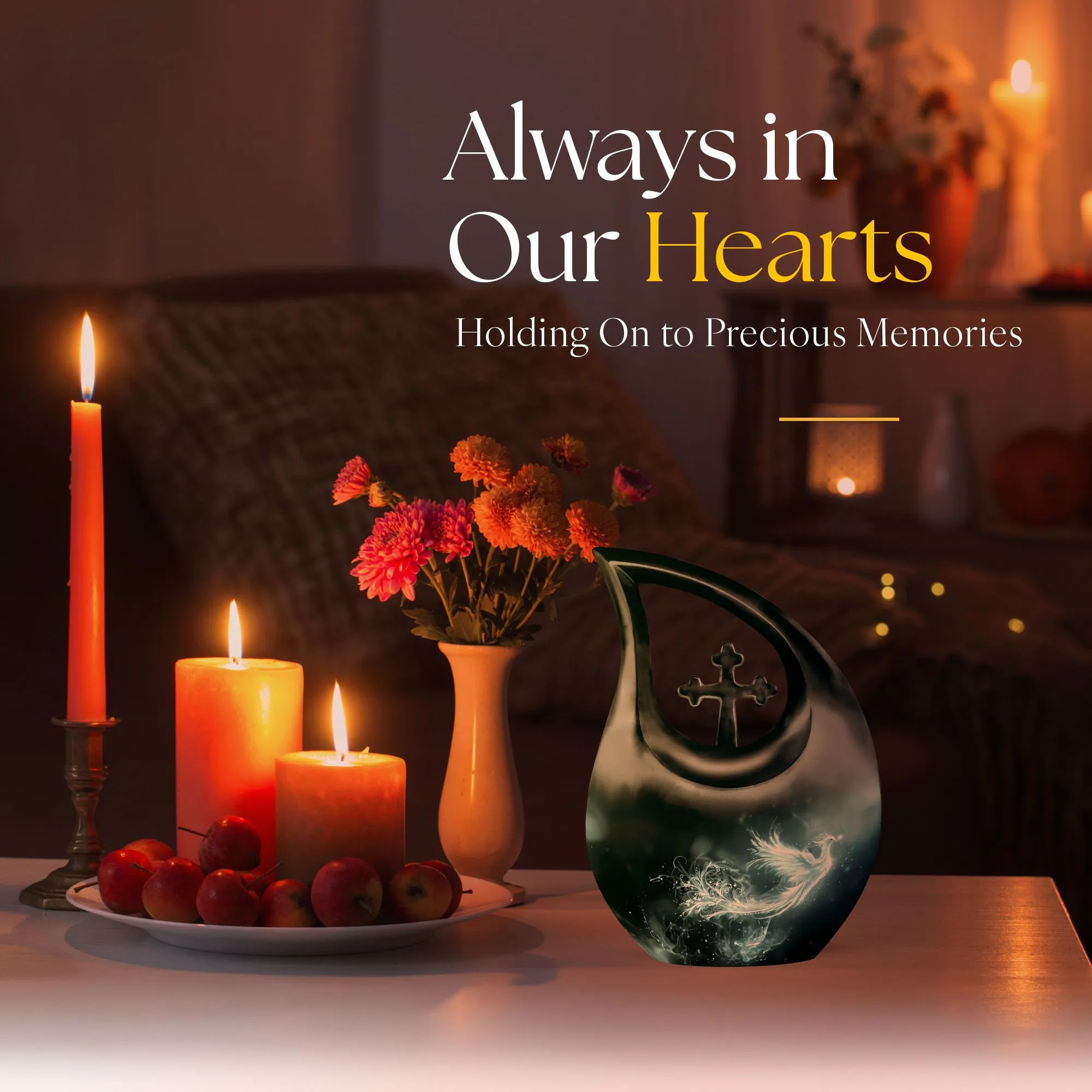 Phoenix Urn - Personalized Commemoration with Custom Urn