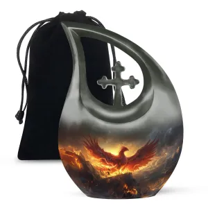 Phoenix Urn - Small, Endearing Keepsake Memorial Urn