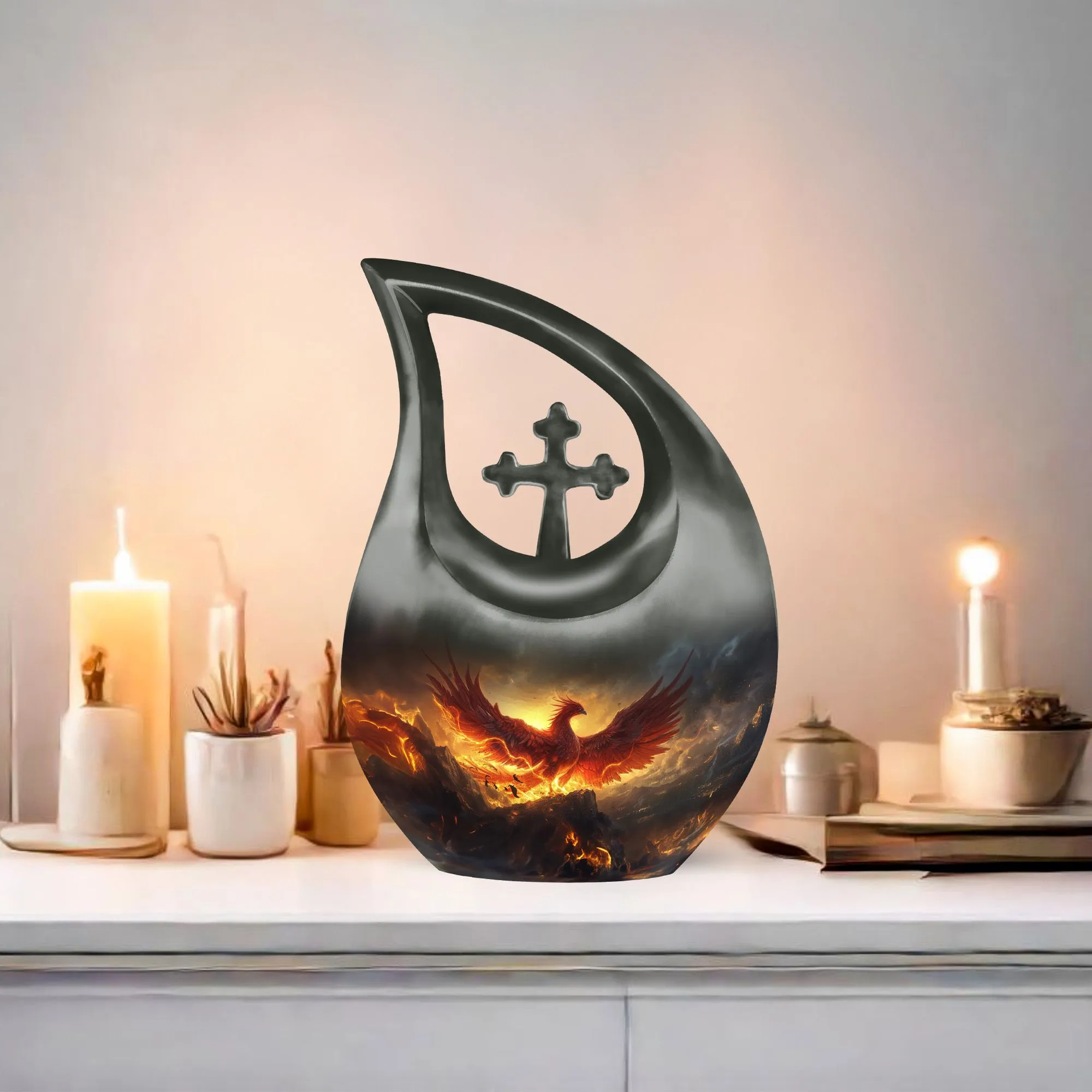Phoenix Urn - Small, Endearing Keepsake Memorial Urn