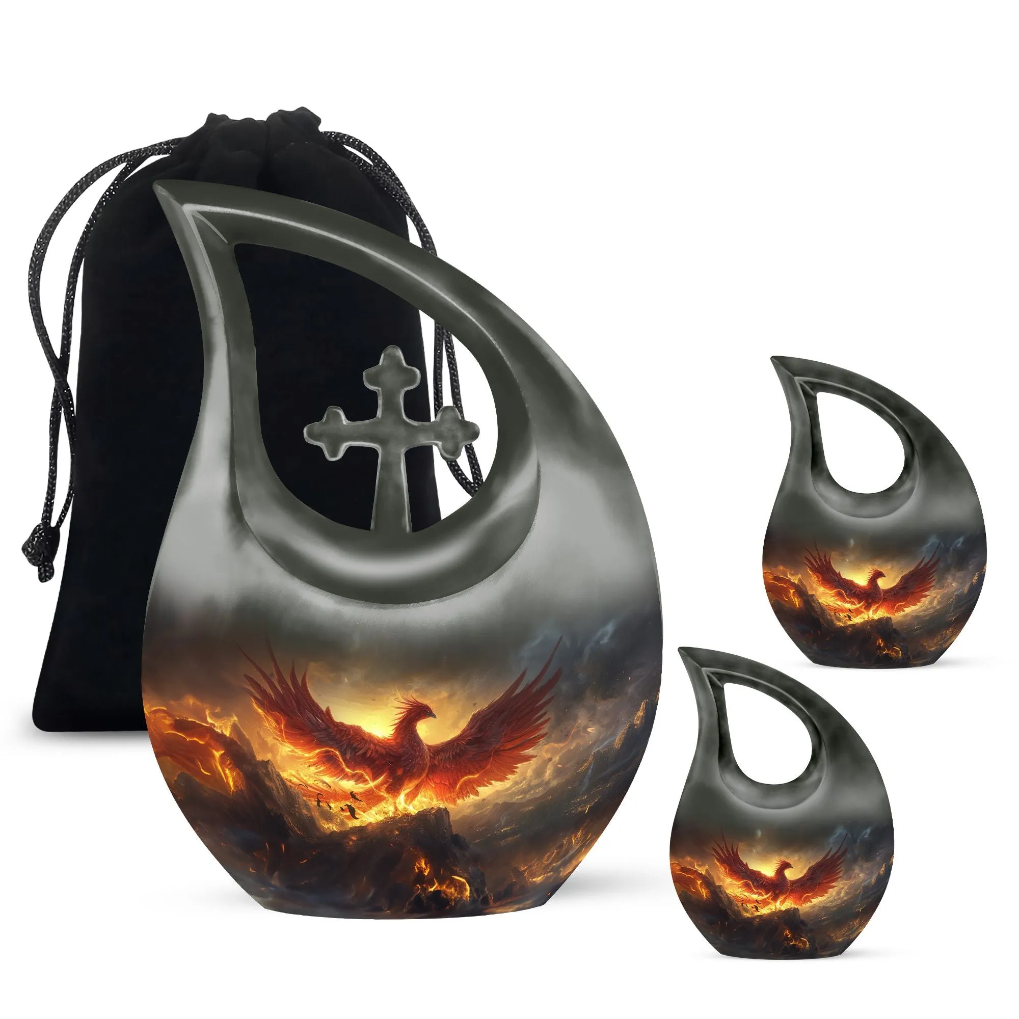 Phoenix Urn - Small, Endearing Keepsake Memorial Urn
