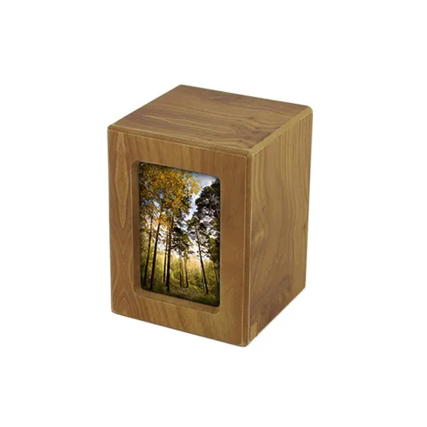 Photo Urn for Pet Ashes - Natural