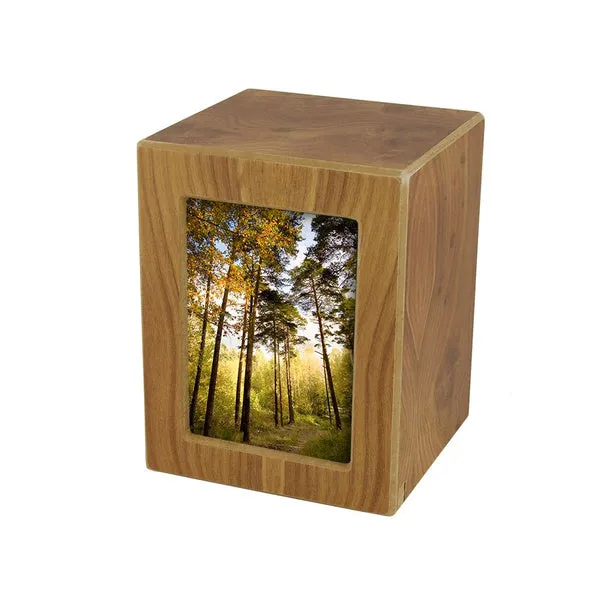 Photo Urn for Pet Ashes - Natural