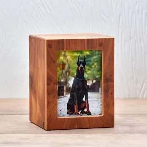 Photo Urn for Pet Ashes - Natural