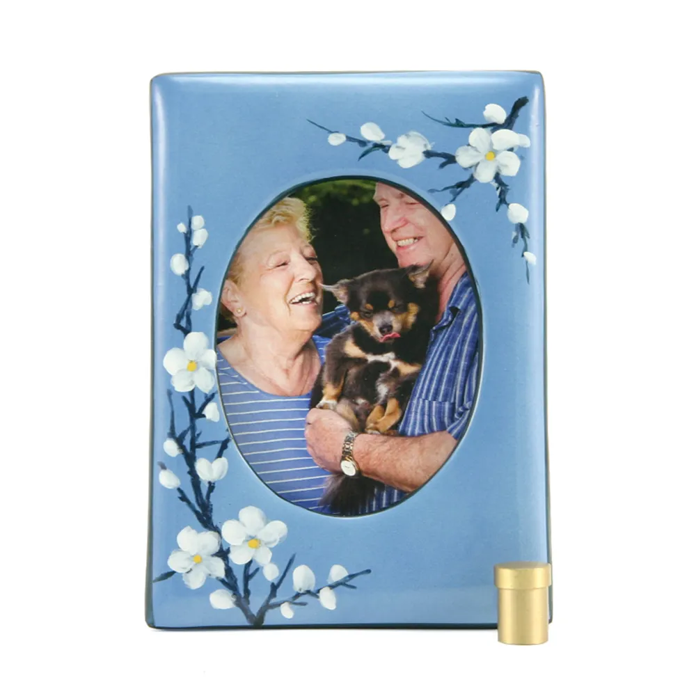 Plum Blossom Ceramic, Cremation Urn