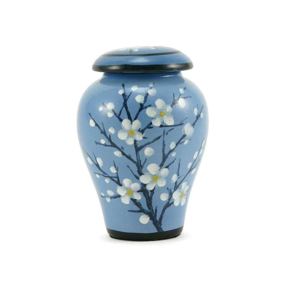 Plum Blossom Ceramic, Cremation Urn