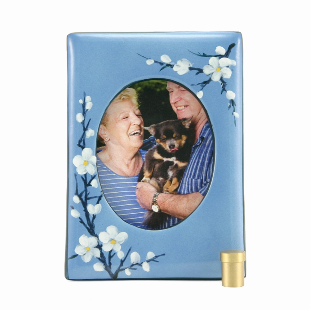 Plum Blossom Ceramic, Cremation Urn
