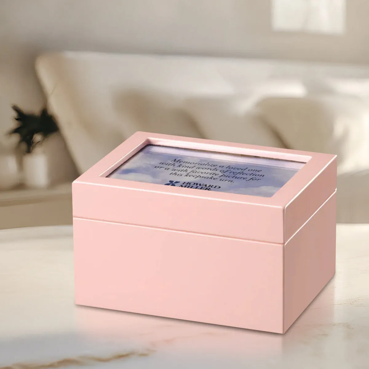 Precious Series - Pink Wood Urn
