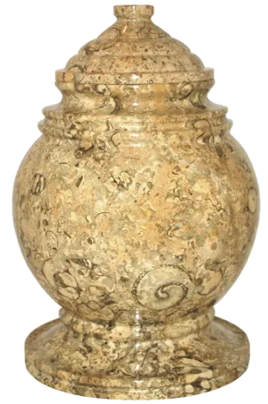 Princess Marble Urn - Fossil Stone