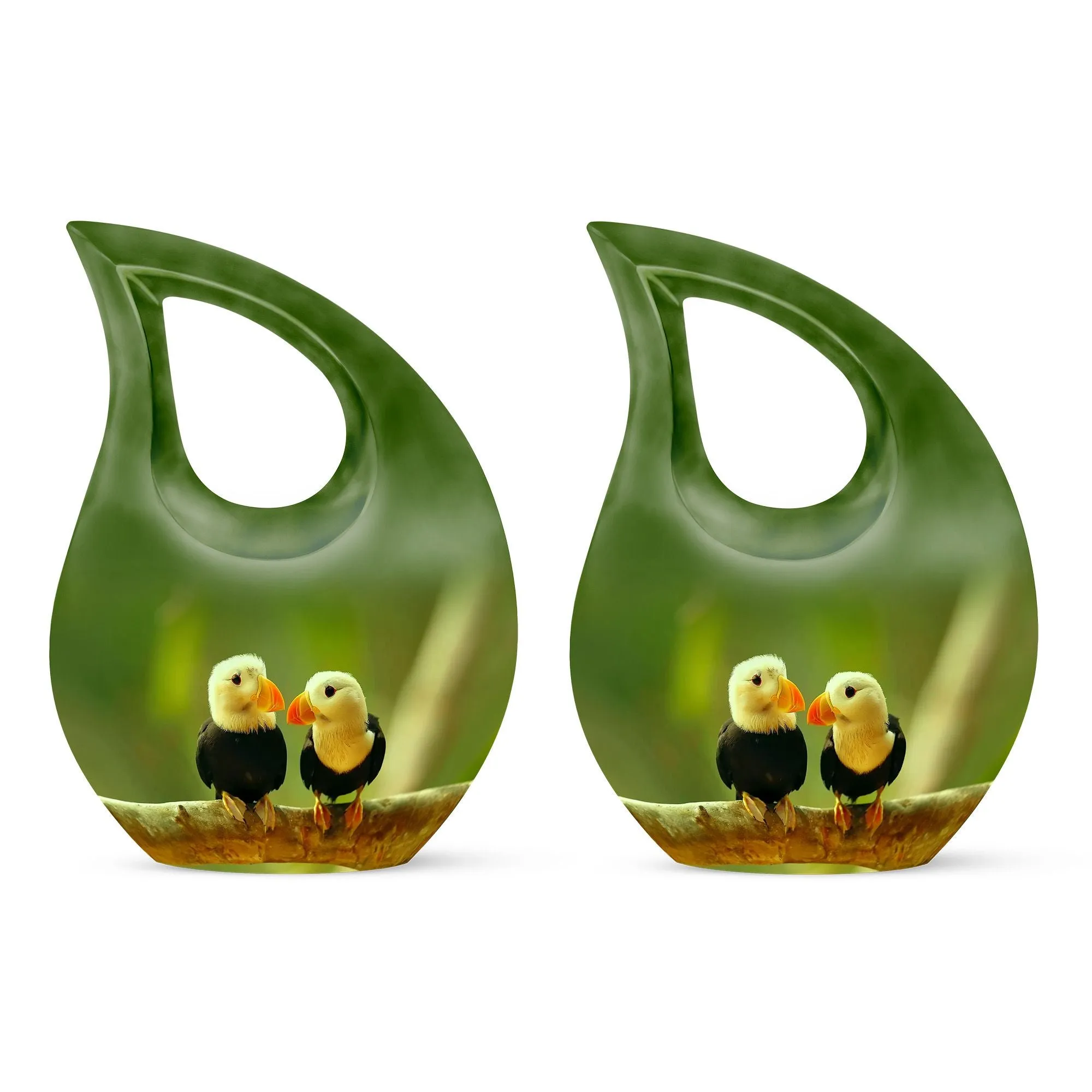 Puffin Bird -Keepsake Cremation Urn For Human Ashes