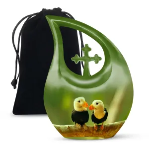 Puffin Bird -Keepsake Cremation Urn For Human Ashes