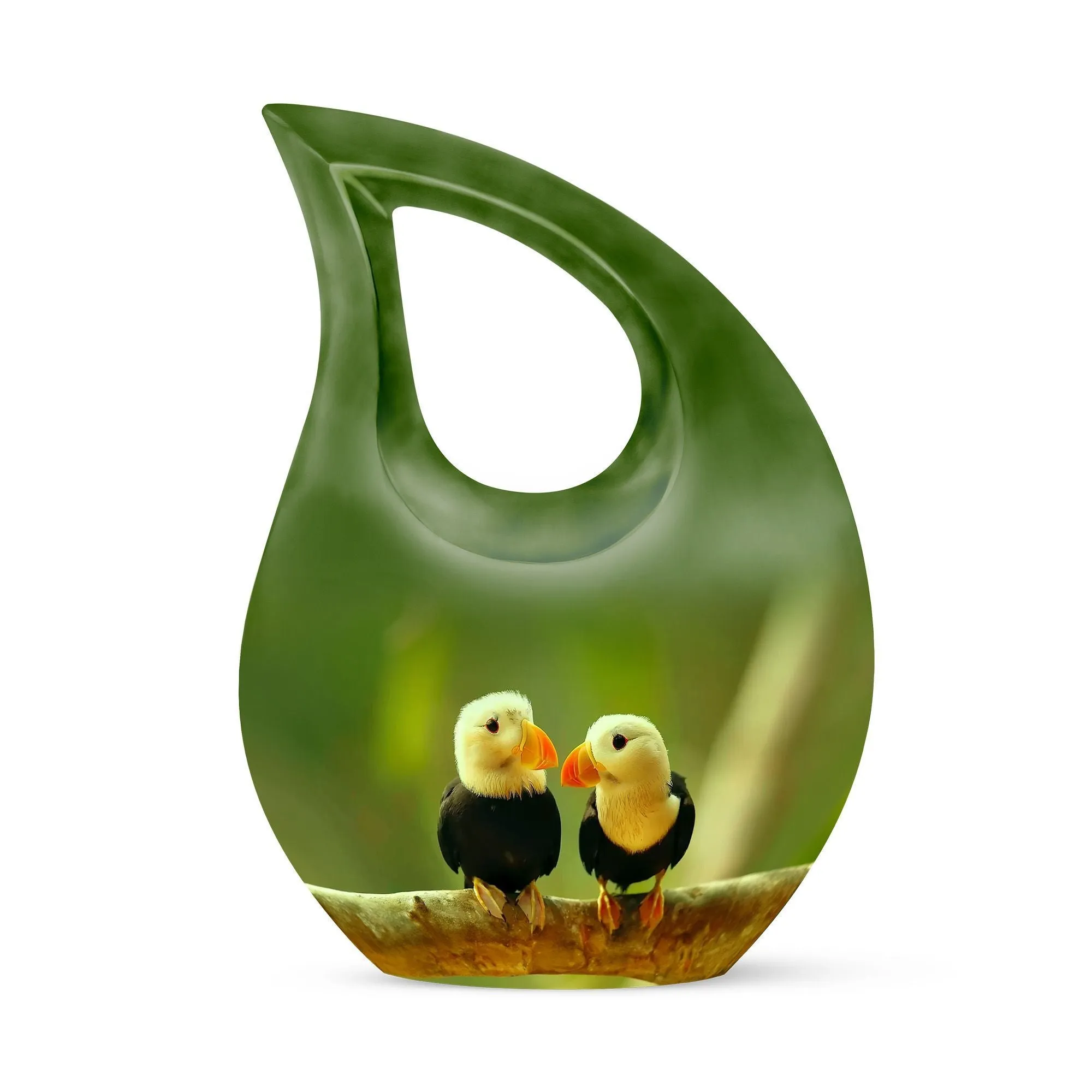 Puffin Bird -Keepsake Cremation Urn For Human Ashes