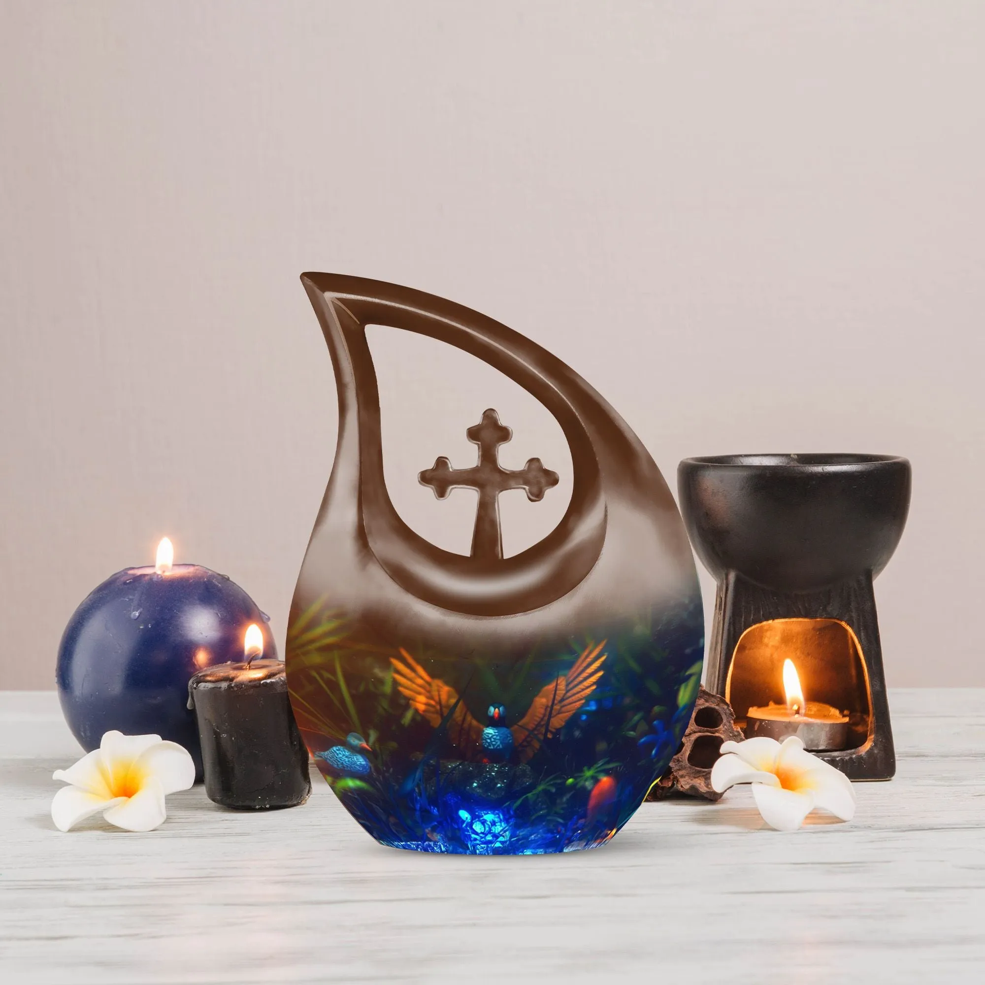 Puffin Bird Souvenir: Miniature Ash Holder for Loved One