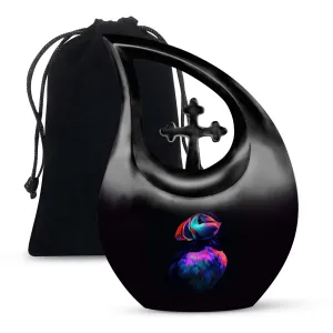 Puffin Bird Urn -  Container For Cremated Adult Human Ashes