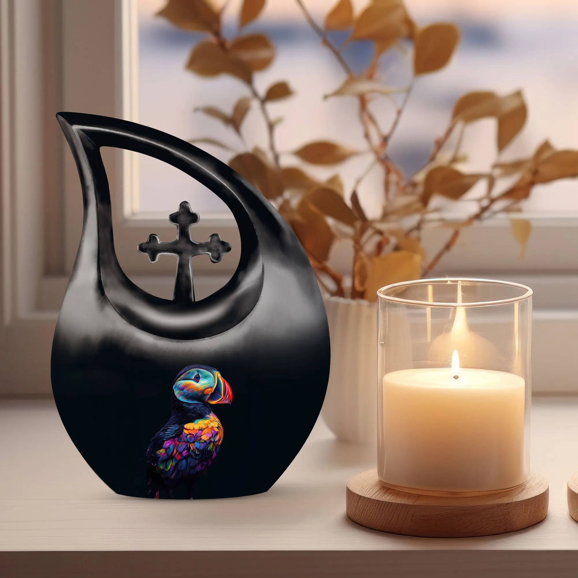 Puffin Bird Urn - Perfect Memorials Cremation Urn
