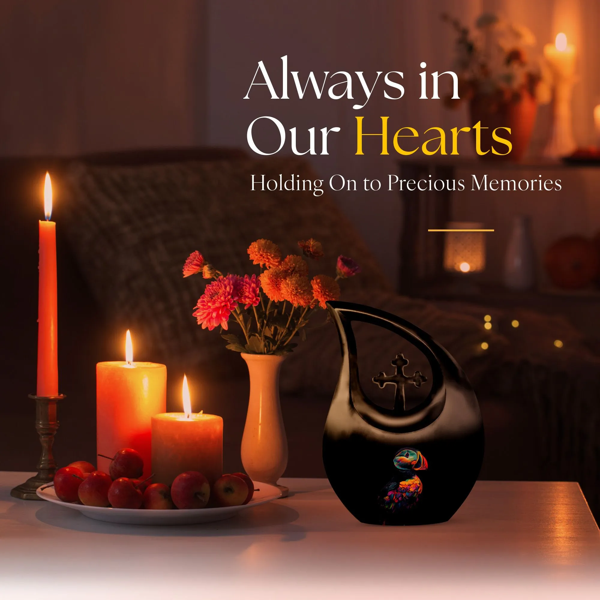 Puffin Bird Urn - Perfect Memorials Cremation Urn