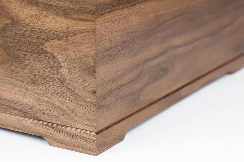 Renaissance Solid Wood Cremation Urn (Made in USA)
