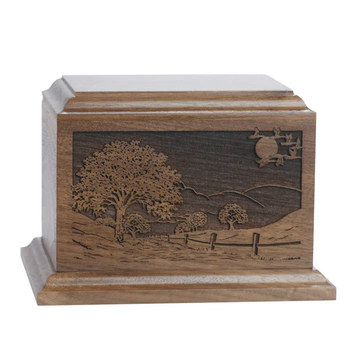 Road Home Wooden Cremation Urn