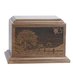 Road Home Wooden Cremation Urn