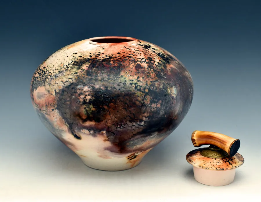 Saggar Burnished Fired Urn 175