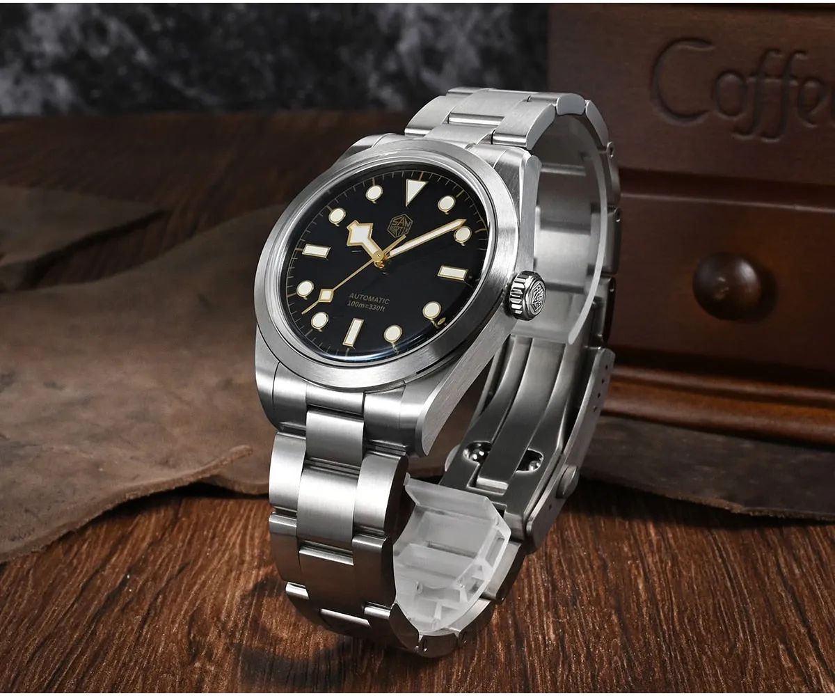 San Martin 38mm Snowflake Hands Explore Watch SN0107-G6