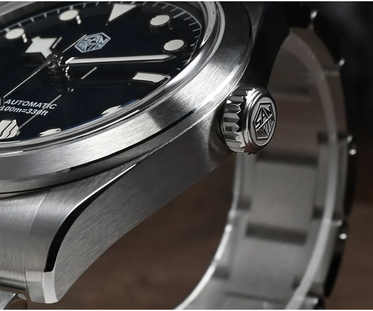San Martin 38mm Snowflake Hands Explore Watch SN0107-G6