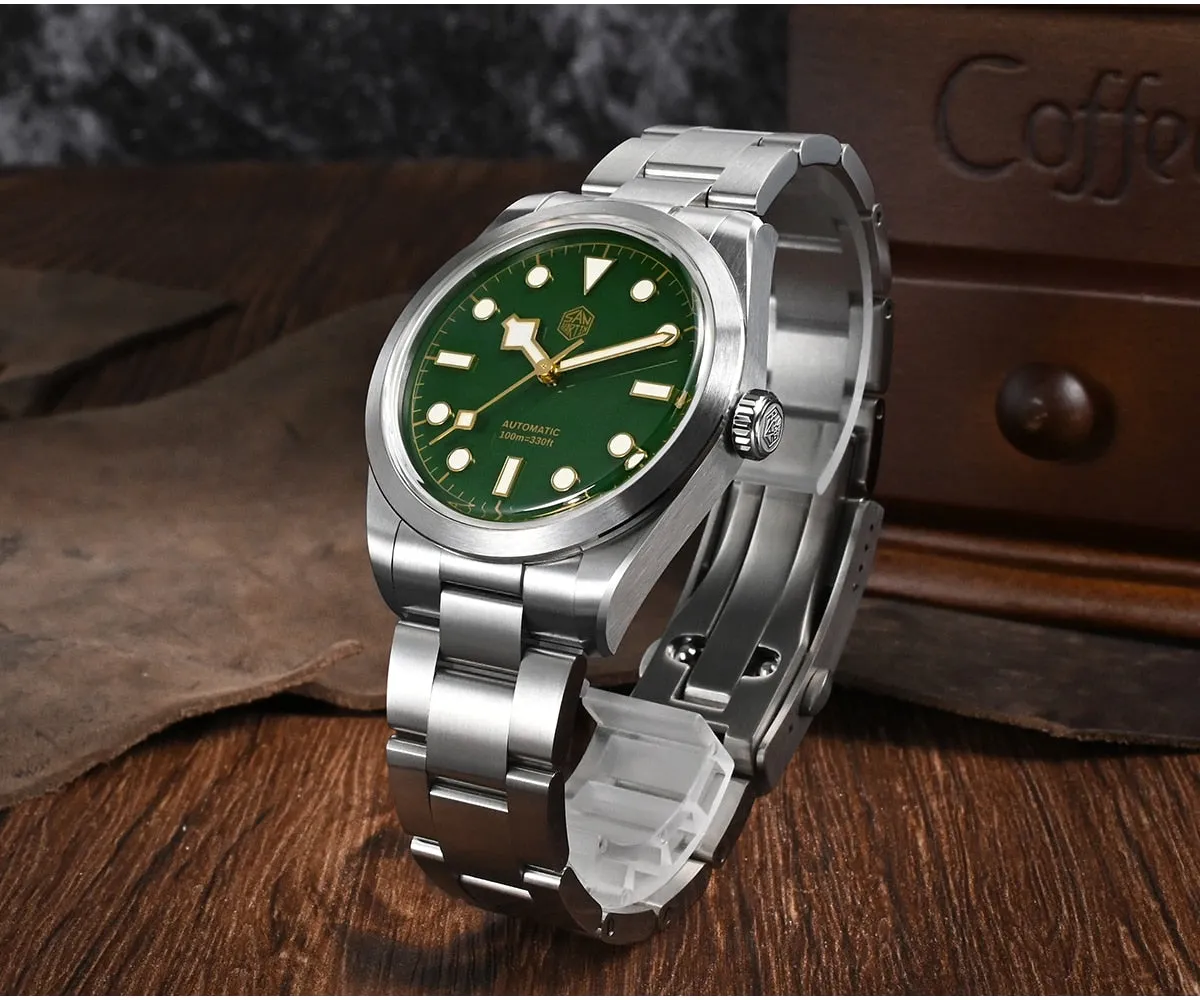 San Martin 38mm Snowflake Hands Explore Watch SN0107-G6