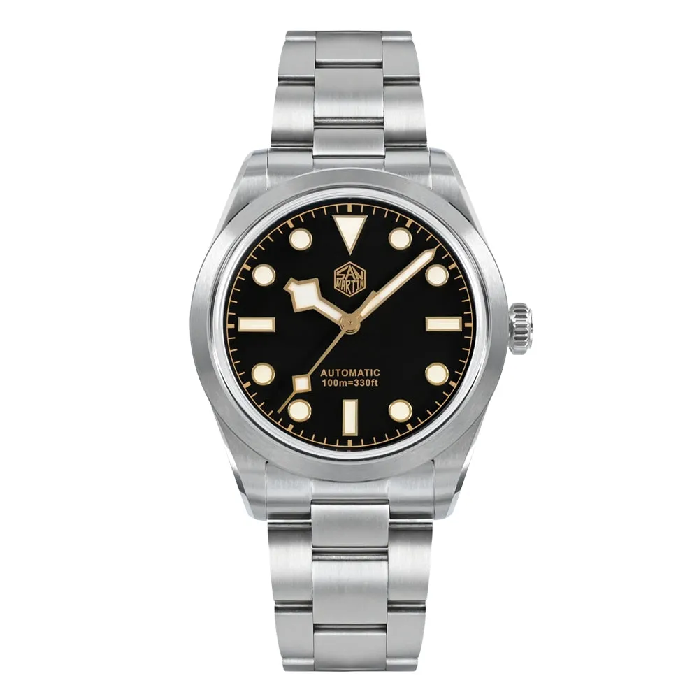 San Martin 38mm Snowflake Hands Explore Watch SN0107-G6