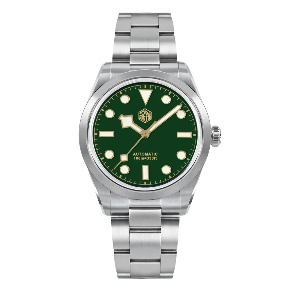San Martin 38mm Snowflake Hands Explore Watch SN0107-G6
