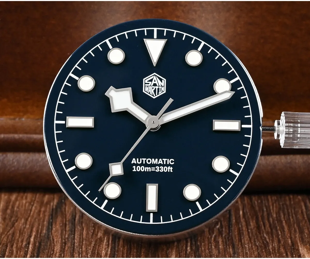 San Martin 38mm Snowflake Hands Explore Watch SN0107-G6