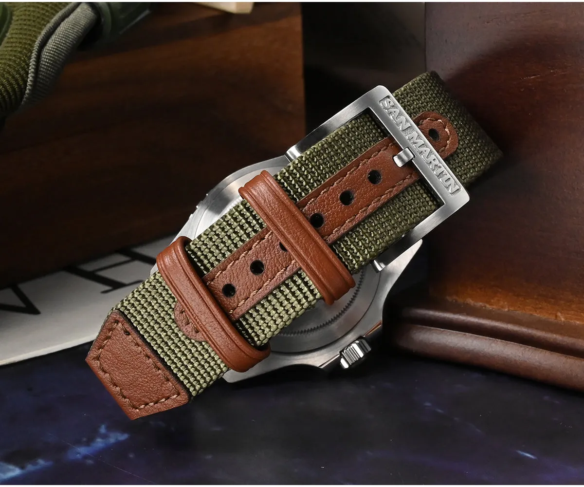San Martin 39mm Diver GMT Watch SN0136