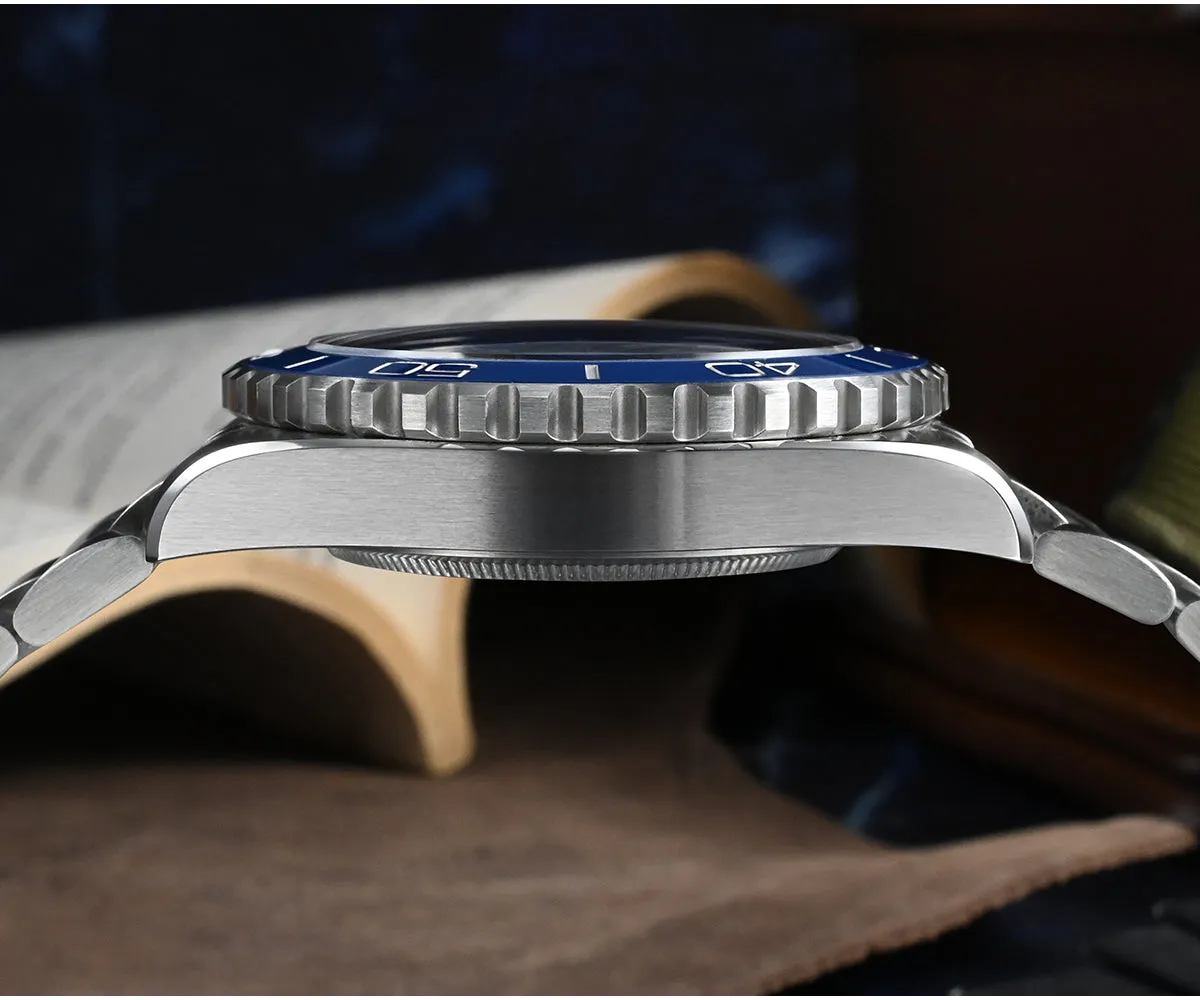 San Martin 39mm Diver GMT Watch SN0136