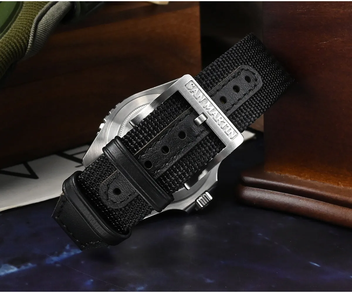 San Martin 39mm Diver GMT Watch SN0136