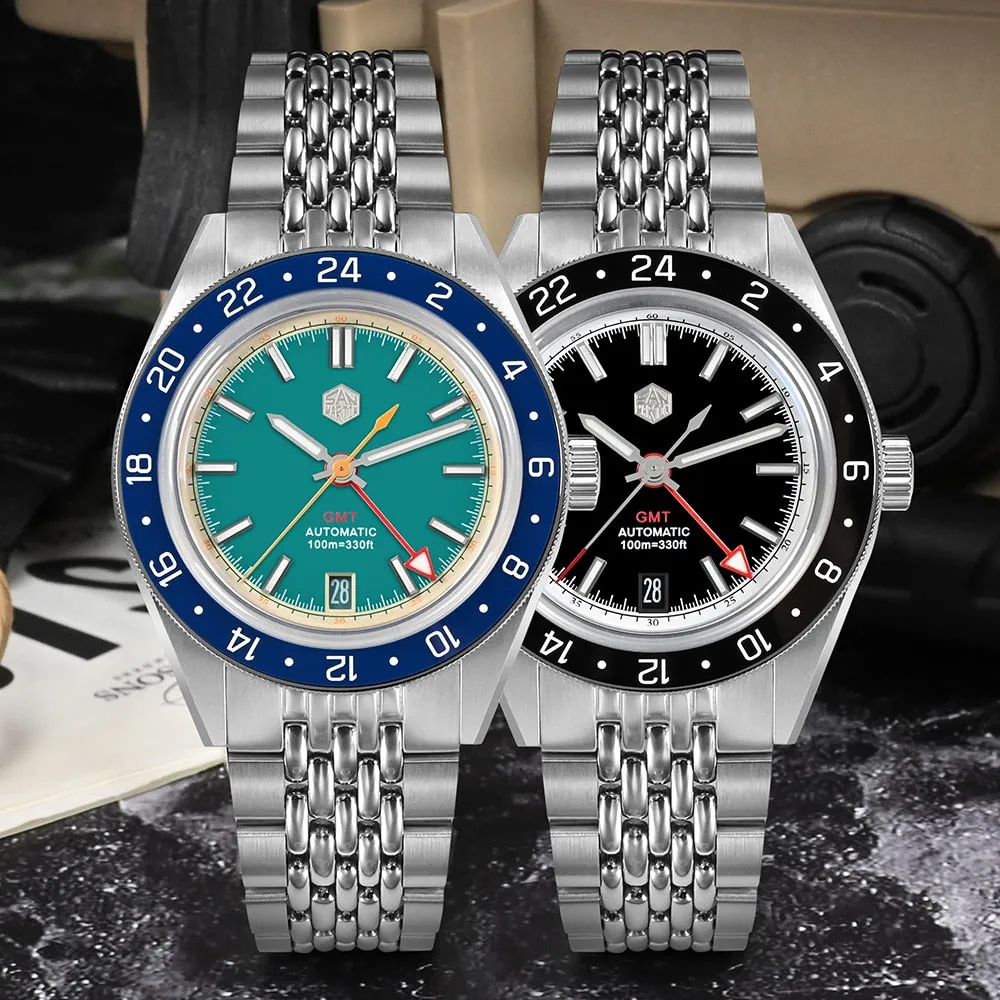 San Martin Original Design NH34 GMT Watch SN0116