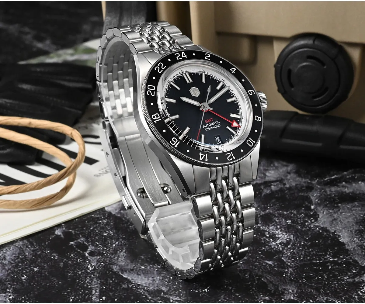 San Martin Original Design NH34 GMT Watch SN0116